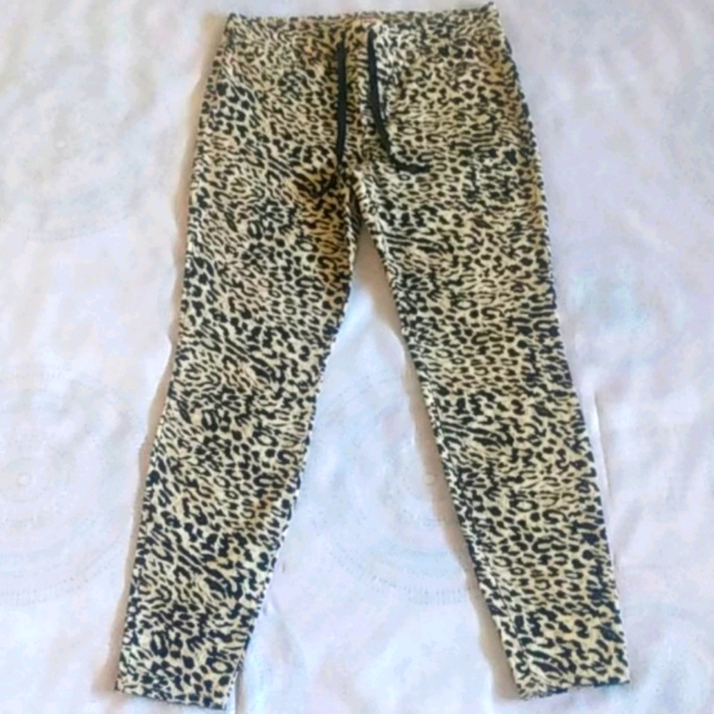 Women's Leopard Print Joggers